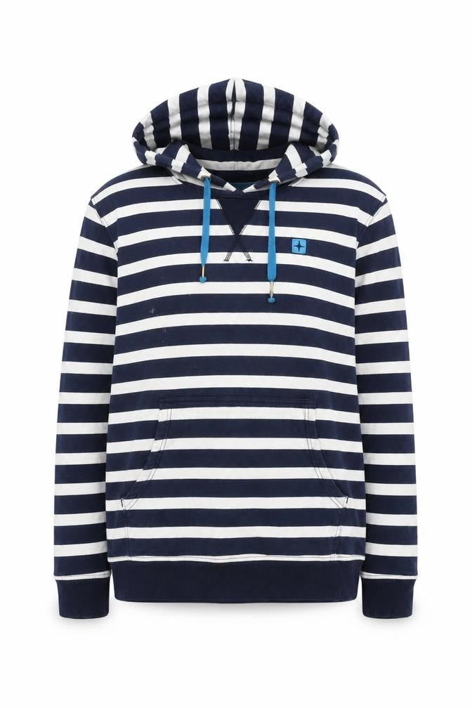 Front view of Mountain Warehouse Women's Striped Pullover Hoodie, size 14
