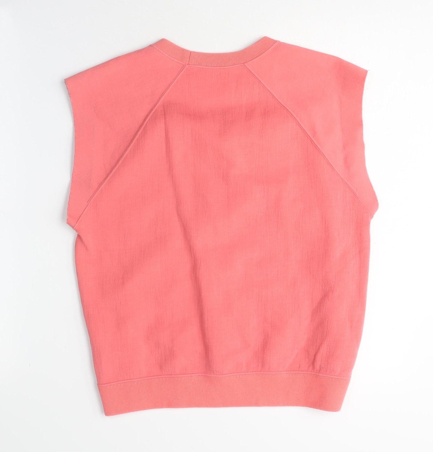 Lacoste Women's Pink Sleeveless Sweatshirt Size 10
