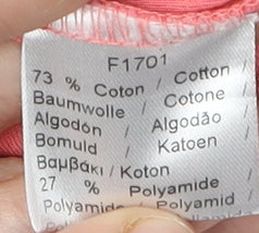 Lacoste Women's Pink Sleeveless Sweatshirt Size 10