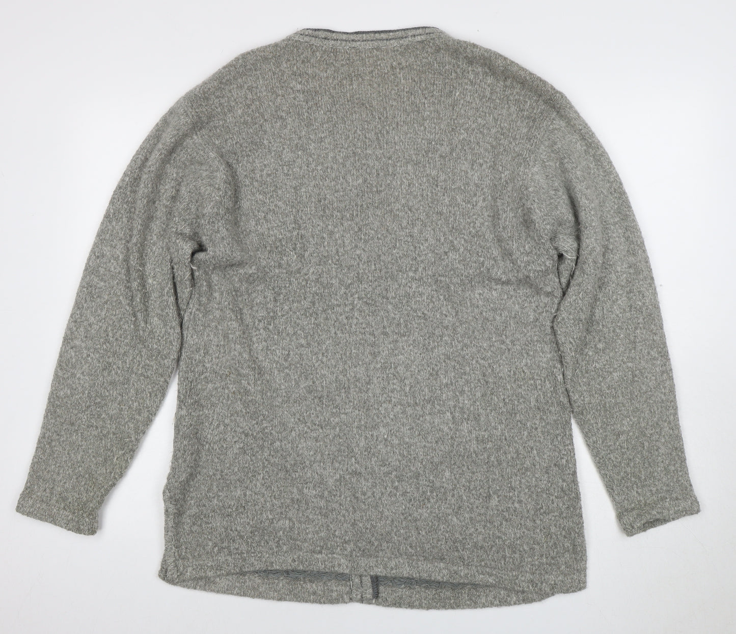 Casamia Women's Grey Argyle Cardigan One Size