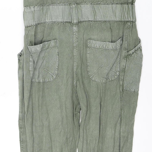 Miss Selfridge Women's Khaki Jumpsuit Size 8