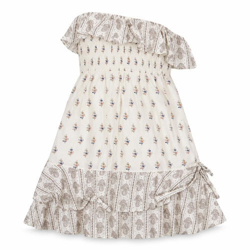 Next Girls White Floral A-Line Dress, Size 10
