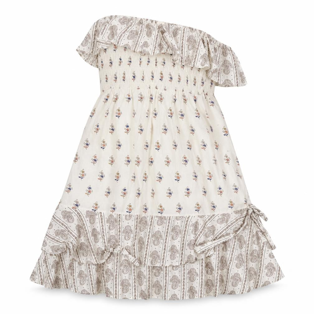 Next Girls White Floral A-Line Dress, Size 10