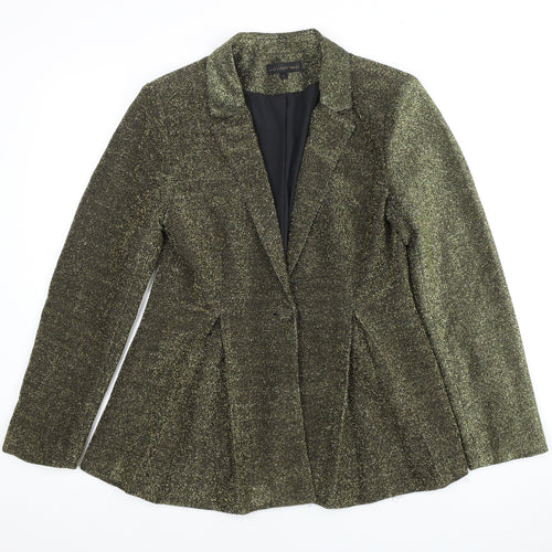 Love & Other Things Gold Women's Blazer - Stylish & Elegant