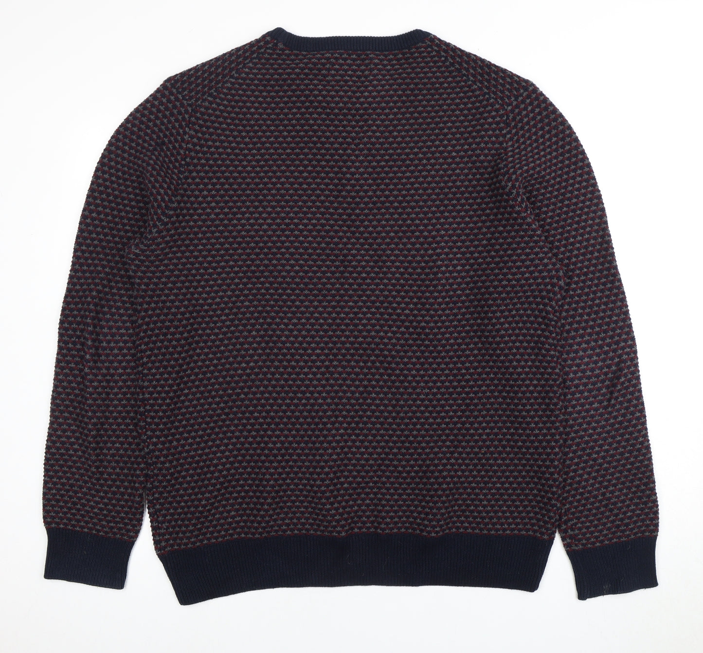 CRIMINAL Men's Multicoloured XL Cotton Pullover Jumper