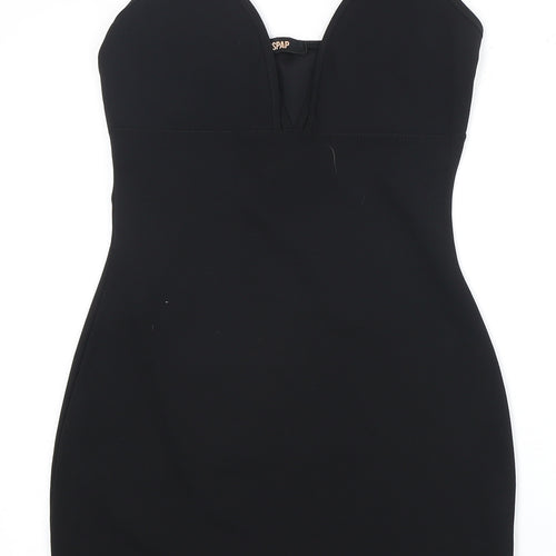 MISSPAP Women's Black Bodycon Dress Size 10