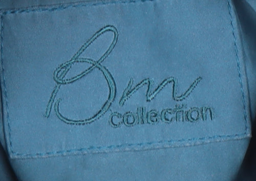 Bm Collection Women's Blue Hooded Parka Coat