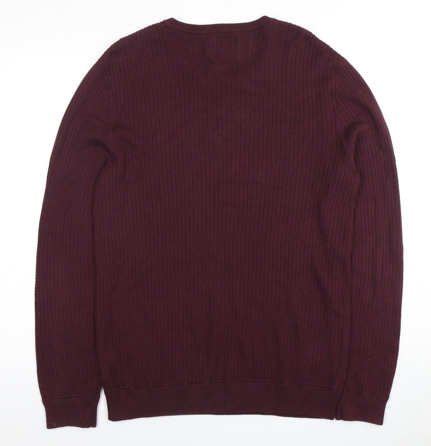 Kin Men's Purple M Pullover Jumper, Cotton