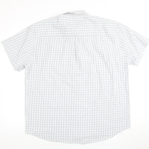 Jack & Danny's Men's XL White Check Shirt