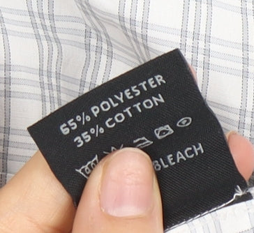 Jack & Danny's Men's XL White Check Shirt