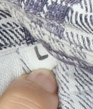 Leonardo Men's Blue Plaid Long Sleeve Shirt L