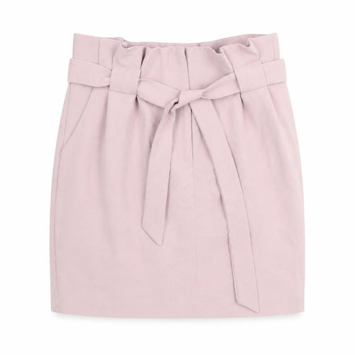 Miss Selfridge Women's Pink Pencil Skirt, Size 8, Belted