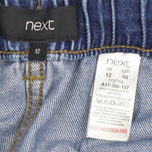 Next Women's Blue Denim Pencil Skirt Size 12
