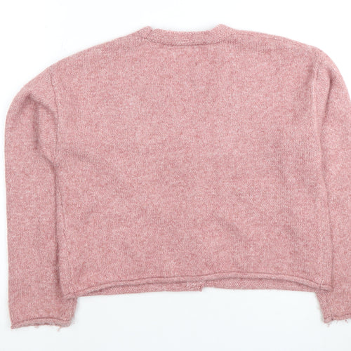 Zara Teens Pink Cardigan, Long Sleeve, Size 10 Slim