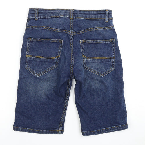 Denim Co. Men's Blue Slim Fit Shorts - Size 28