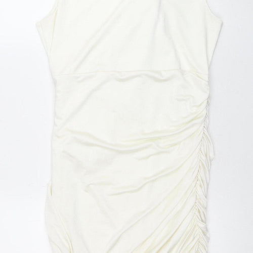 River Island Women’s Ivory Sleeveless Dress Size 16