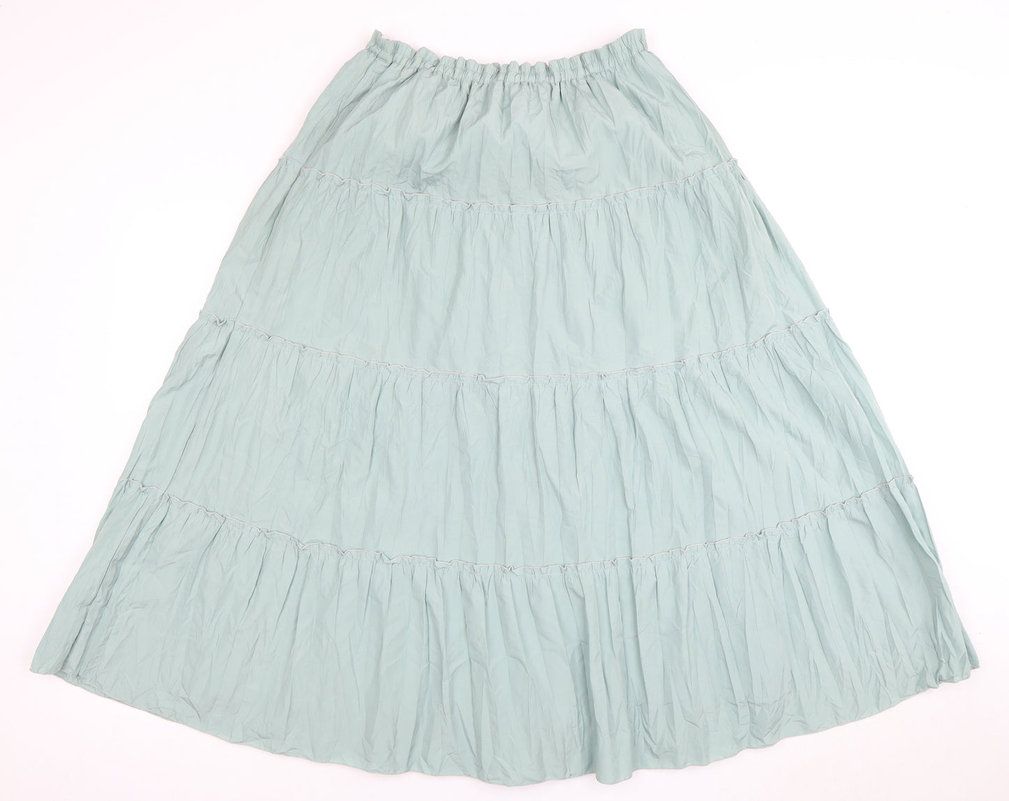 Country Classics Women's Blue Long Peasant Skirt 12/14