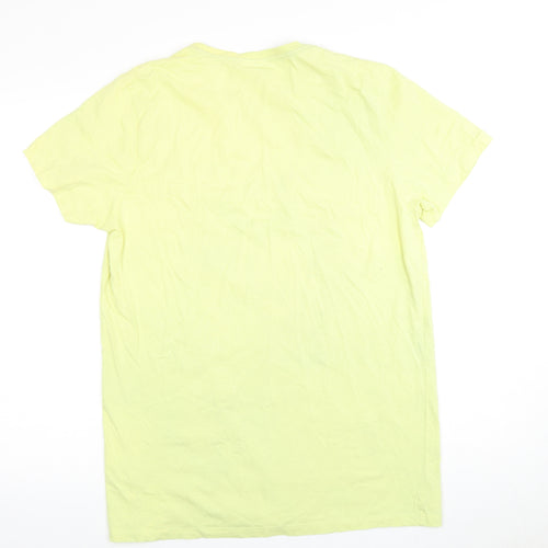 Alpha R One Men's Yellow XL City Graphic T-Shirt