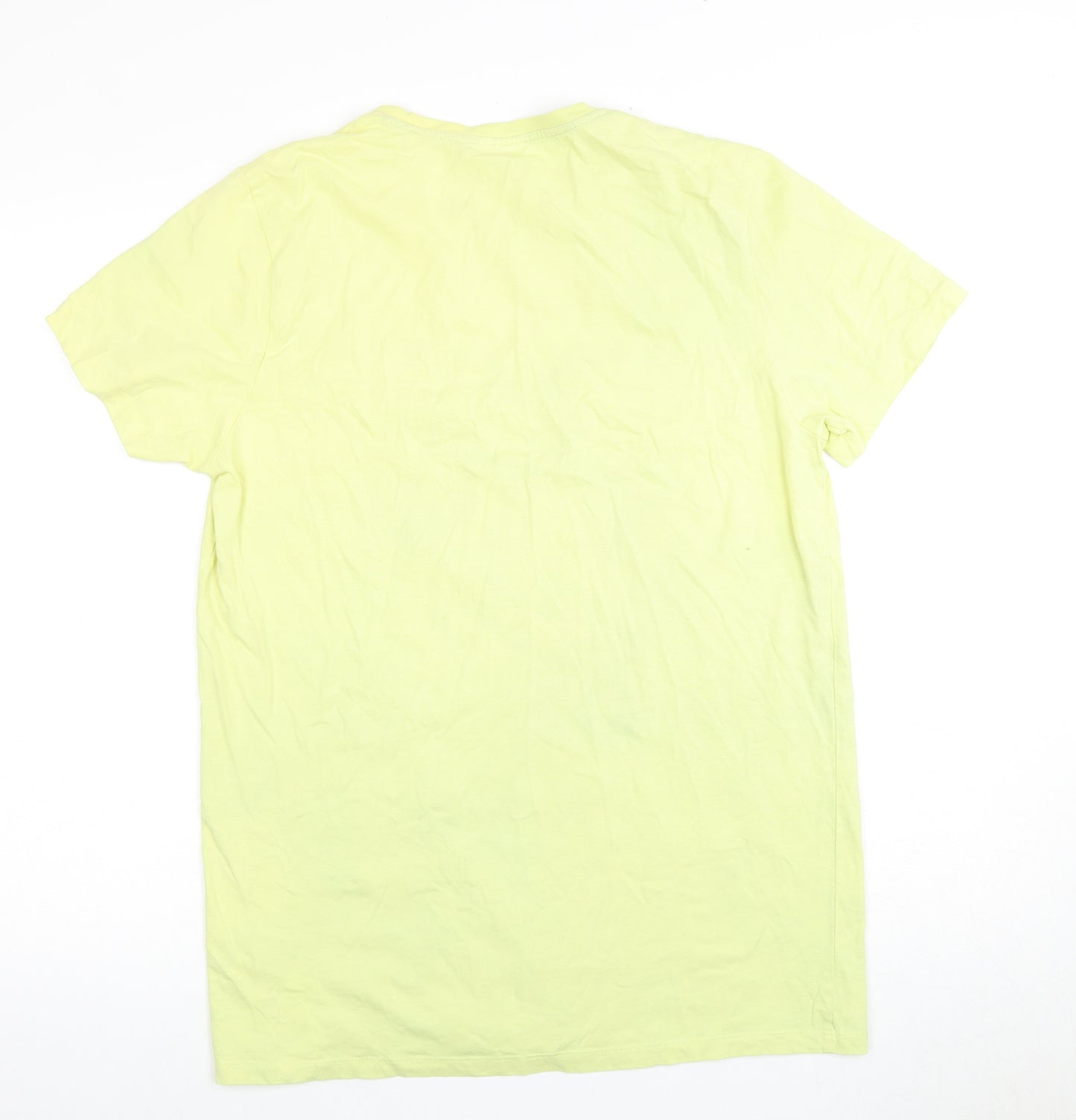 Alpha R One Men's Yellow XL City Graphic T-Shirt