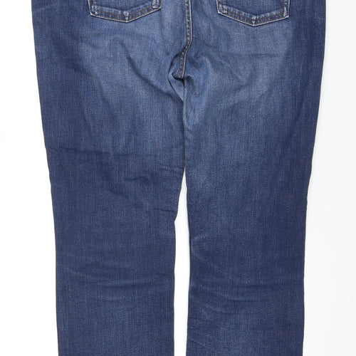 Marks and Spencer Women's Blue Straight Jeans Size 16