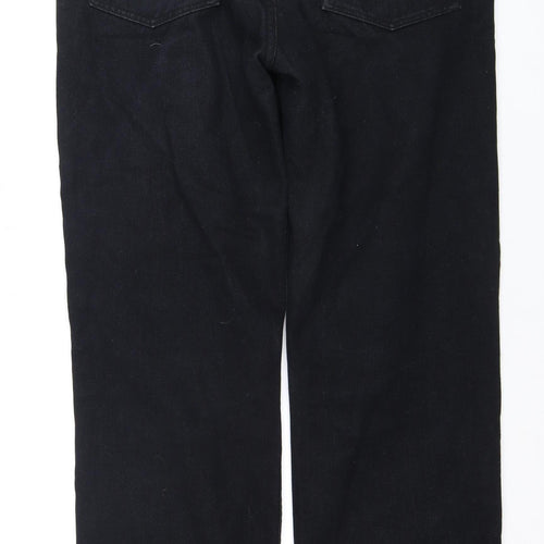 Pride + Soul Unisex Black Straight Jeans 34W 34L