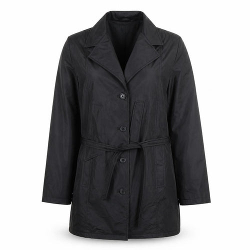 Joie de Vivre Women’s Black Belted Coat Size 14