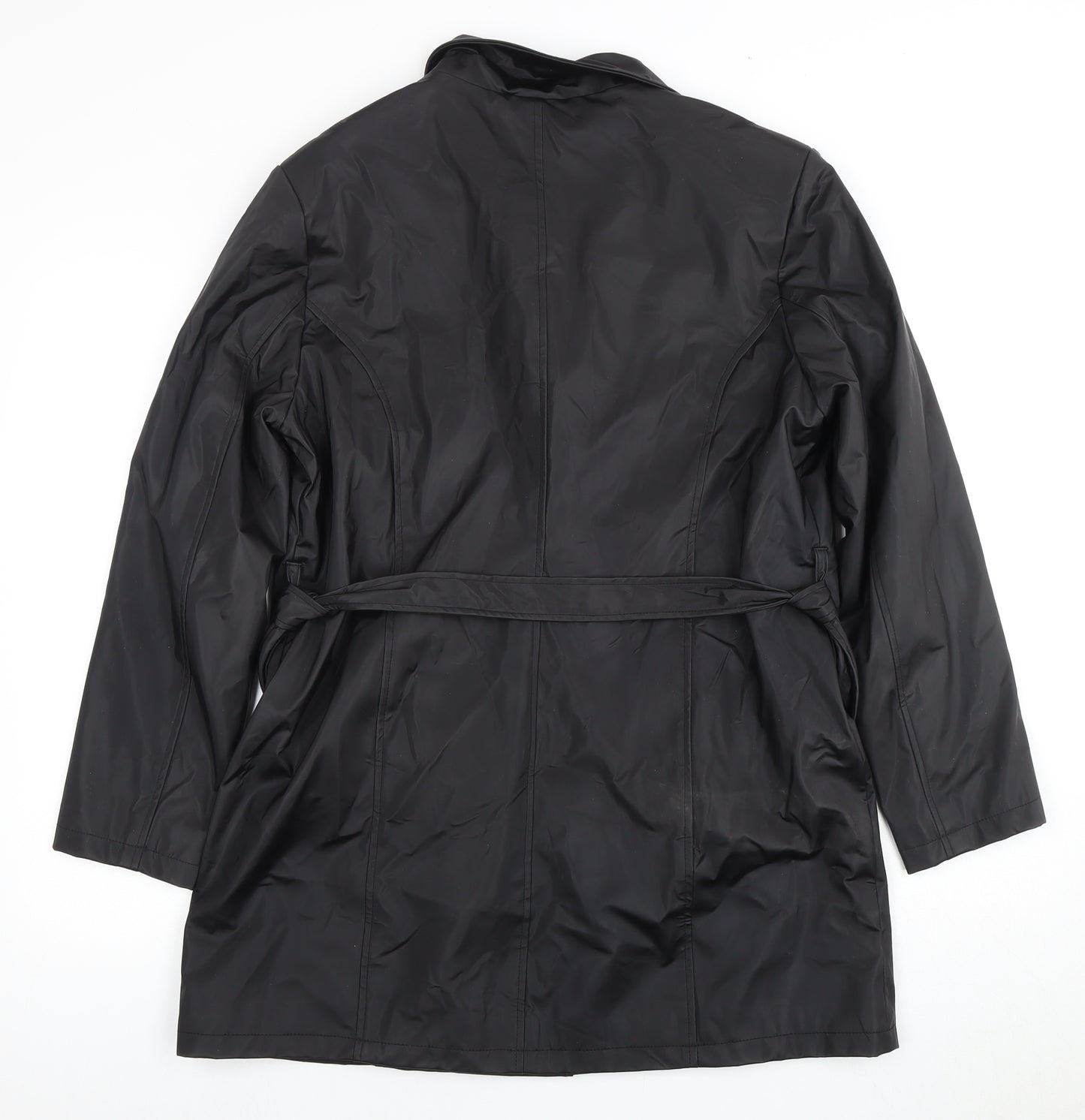 Joie de Vivre Women’s Black Belted Coat Size 14