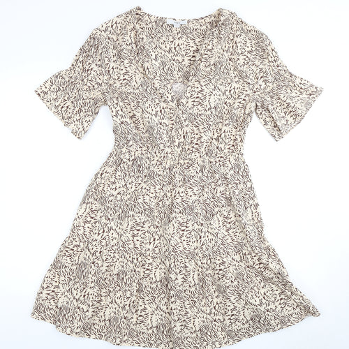 Marks and Spencer Women Brown J2 V-Neck Dress
