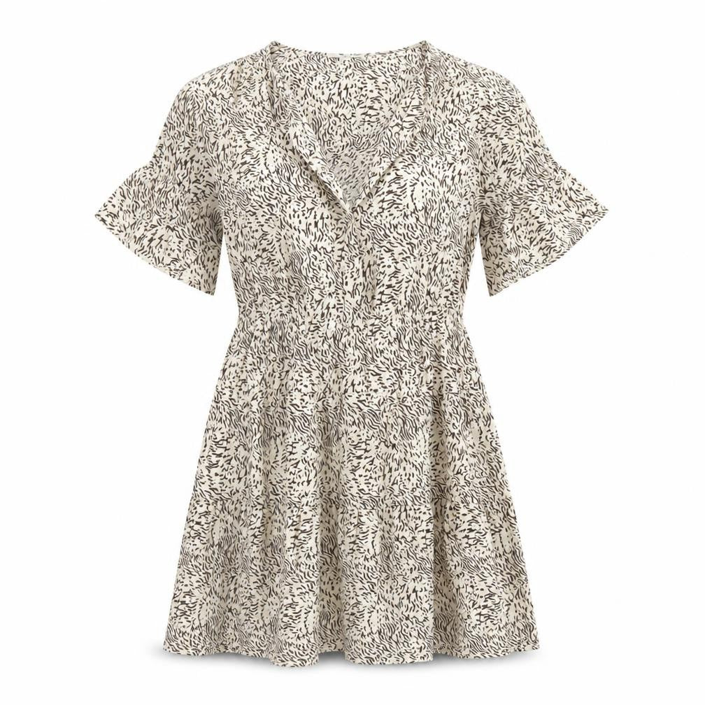 Marks and Spencer Women Brown J2 V-Neck Dress