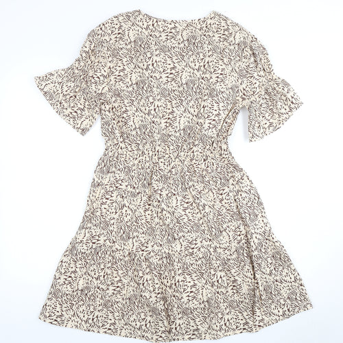 Marks and Spencer Women Brown J2 V-Neck Dress