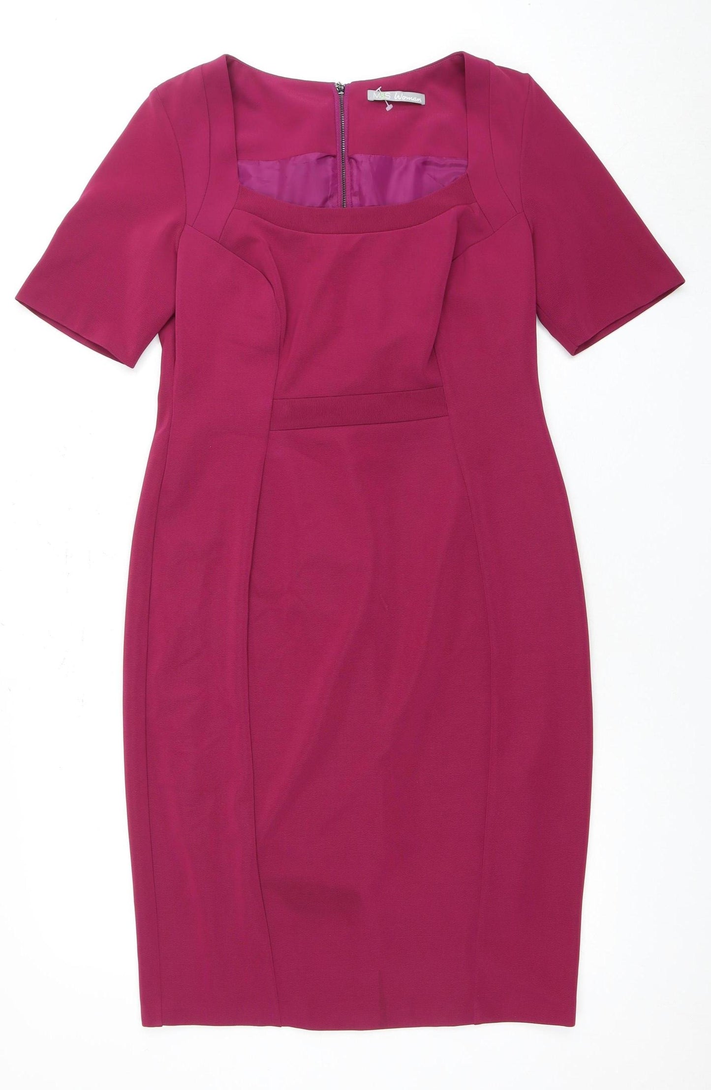 Marks and Spencer Women's Pink Dress Size 14