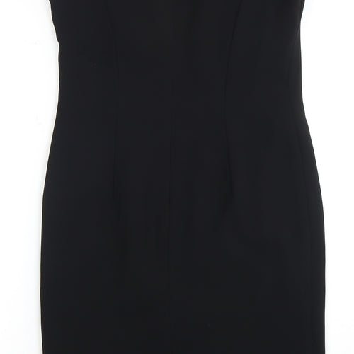 Wallis Women's Black Sheath Dress, Size 12, Chic and Classic