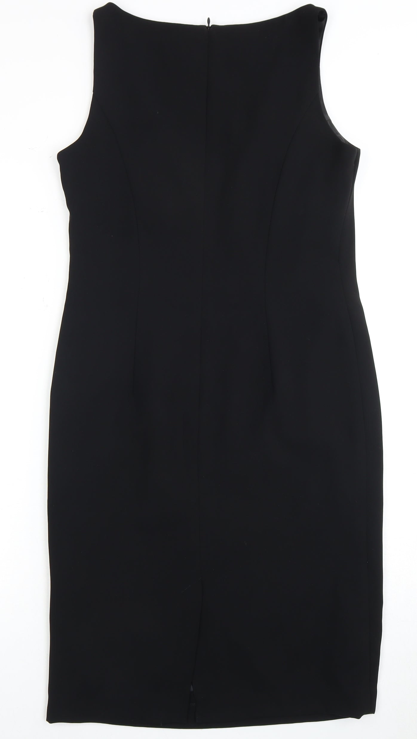 Wallis Women's Black Sheath Dress, Size 12, Chic and Classic