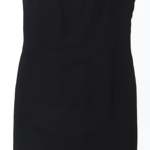 Wallis Women's Black Sheath Dress, Size 12, Chic and Classic