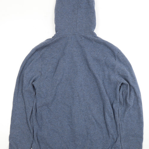 The Spitalfields Blue Full Zip Hoodie S Unisex