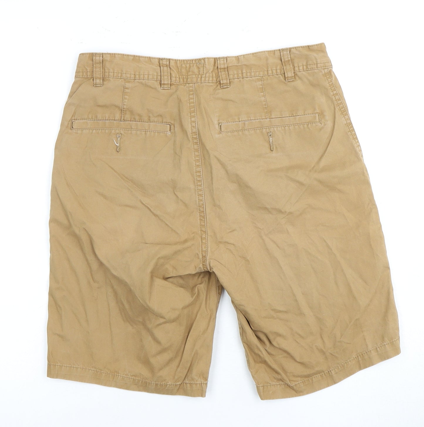 Next Men's Beige Chino Shorts, Size 32, Summer Casual