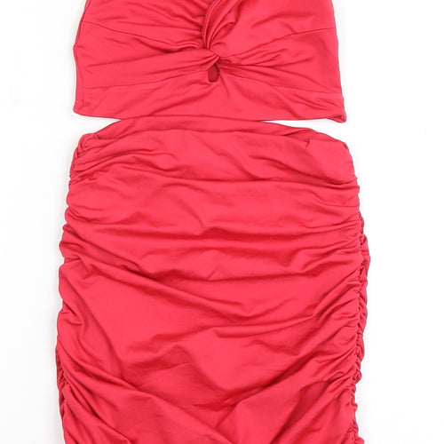 Oh Polly Women’s Pink Bandage Skirt Set UK 6