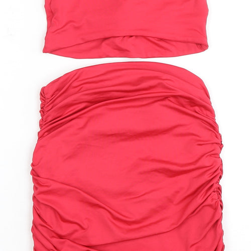 Oh Polly Women’s Pink Bandage Skirt Set UK 6