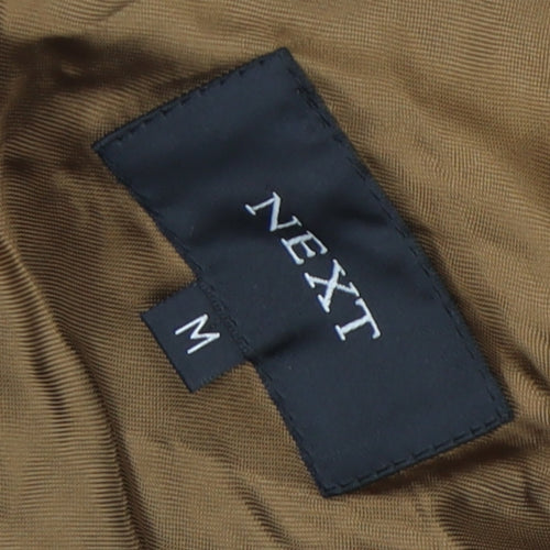Next Men's Brown Blazer, M, Two-Button Classic