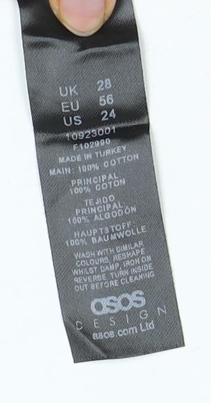 ASOS Women's Black Polo Shirt Size 28