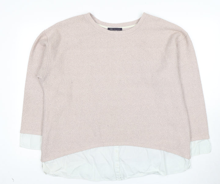 Marks & Spencer Women's Beige Pullover Jumper Size 20