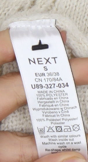 Next Women's Beige Cardigan, S, V-Neck, Casual, Autumn