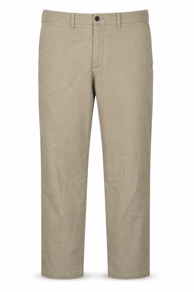 Front view of Marks & Spencer Men's Beige Chino Trousers XL