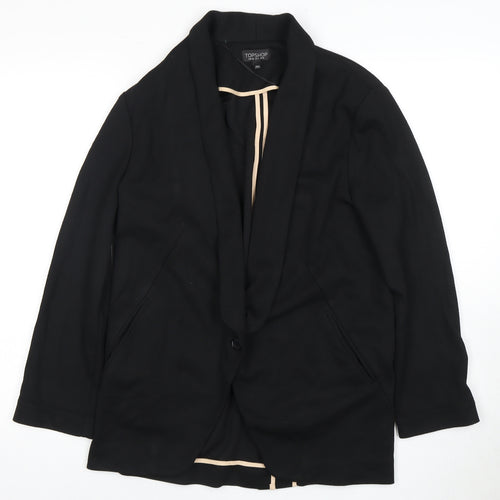 Topshop Women’s Black Blazer Size 10 Regular Occasion