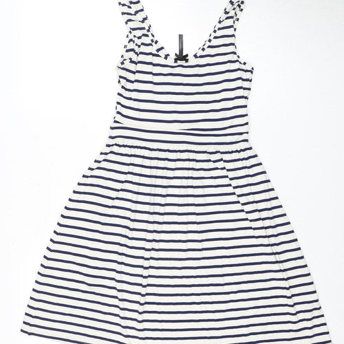 Next Women's Multicoloured Fit & Flare Dress Size 8