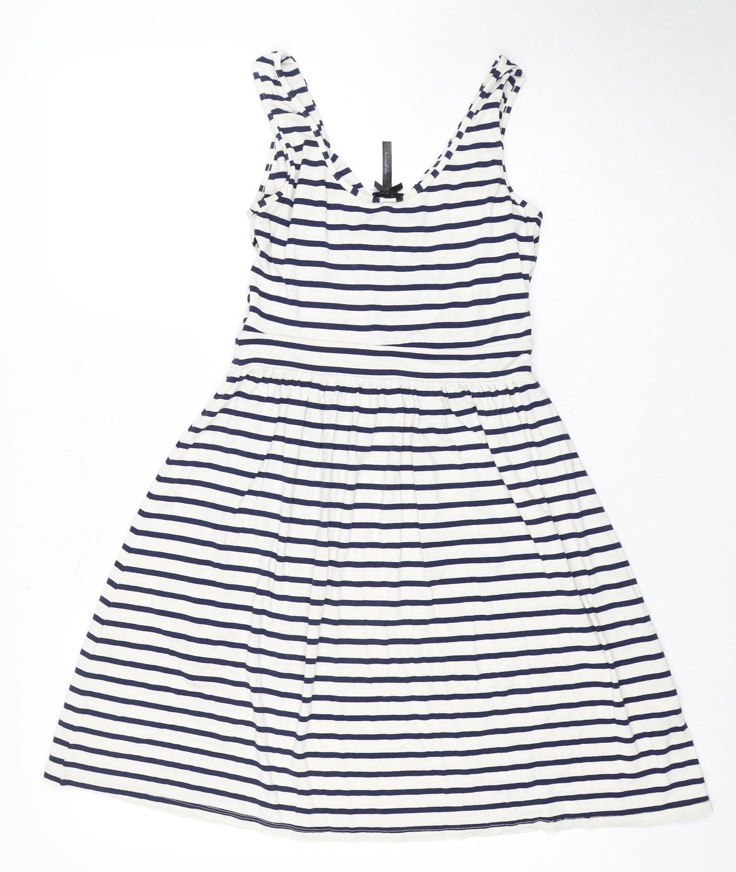 Next Women's Multicoloured Fit & Flare Dress Size 8