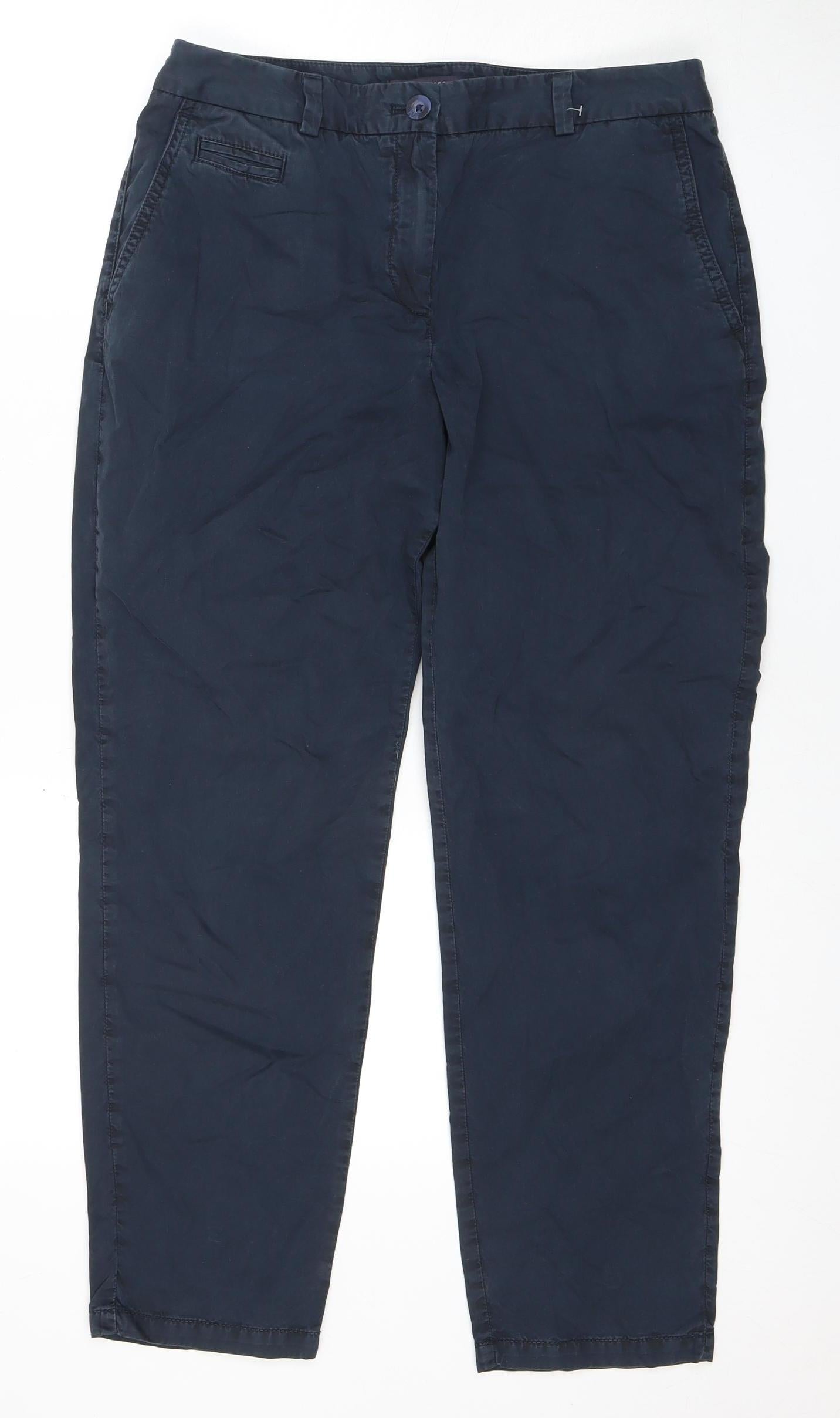 Marks and Spencer Women's Blue Trousers Size 10