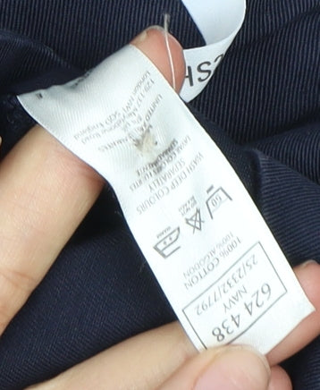 BHS Men's Blue Chino Shorts, Size 34, Casual Style