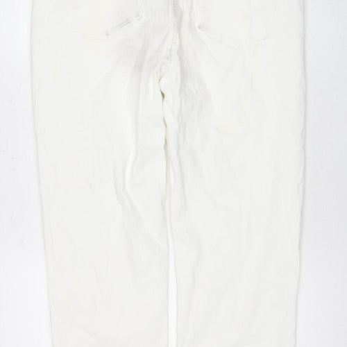 Marks and Spencer Women's White Straight Jeans Size 18