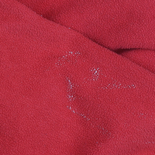 TOG24 Women's Red Fleece Henley Sweatshirt M